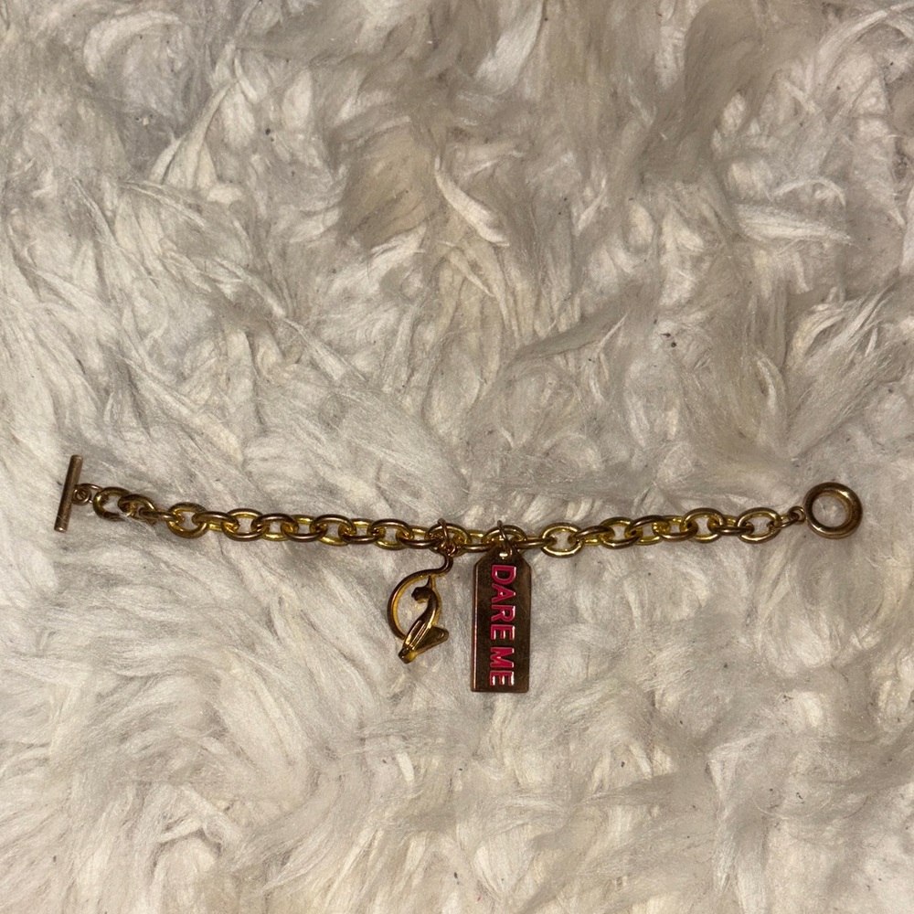 Baby Phat toggle charm bracelet, 7 inches